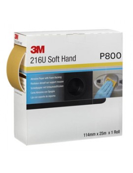 3M 50340 216U Sarı Rulo Sünger Zımpara P800 114x135mm (25m)