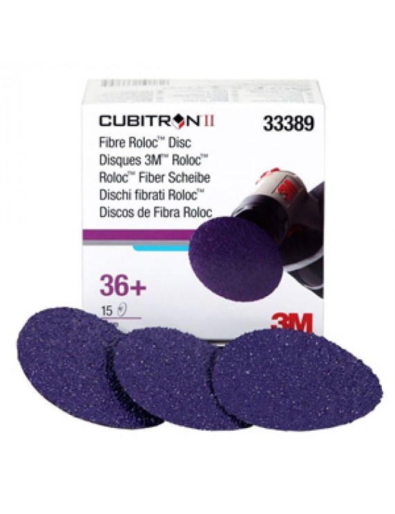 3M 33389 Cubitron II Fiber Roloc P36 Kum 75mm